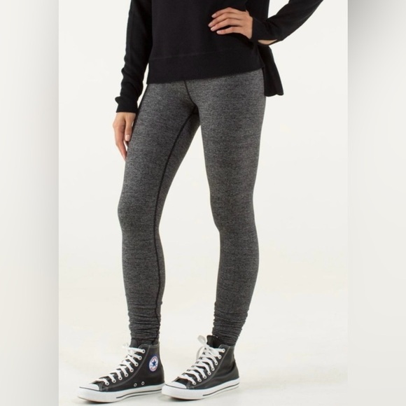 Lululemon Wunder Under Low Rise Herringbone Full Length Leggings - Picture 2 of 15